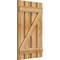 Ekena Millwork Spaced Board-n-Batten Shutters w/Z-Bar, Rough Sawn Western Red Cedar, 23W x 37H, PR RBS06Z23X037RWR - alternate 4